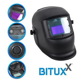 AUTOMATYCZNY KASK HEŁM SPAWALNICZY BITUXX MASKA SPAWALNICZA 2 SENSORY