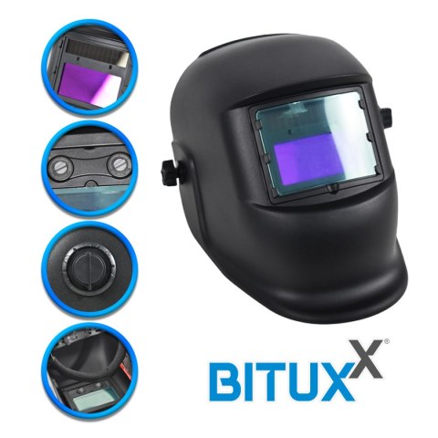 AUTOMATYCZNY KASK HEŁM SPAWALNICZY BITUXX MASKA SPAWALNICZA 2 SENSORY