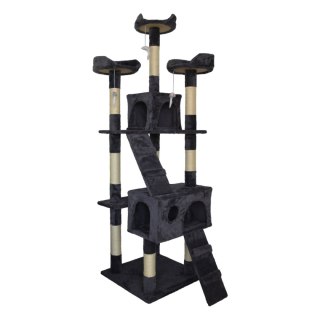 DRAPAK DLA KOTA DUŻY DRZEWKO SOLIDNY LEGOWISKO XL 170CM CIEMNOSZARY BITUXX