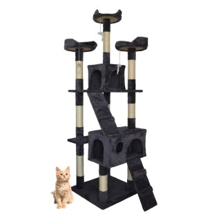 DRAPAK DLA KOTA DUŻY DRZEWKO SOLIDNY LEGOWISKO XL 170CM CIEMNOSZARY BITUXX