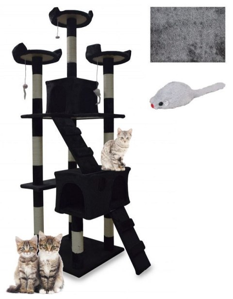 DRAPAK DLA KOTA XL DRZEWKO DUŻE SOLIDNE 170CM WYTRZYMAŁY PIĘTROWY LEGOWISKO