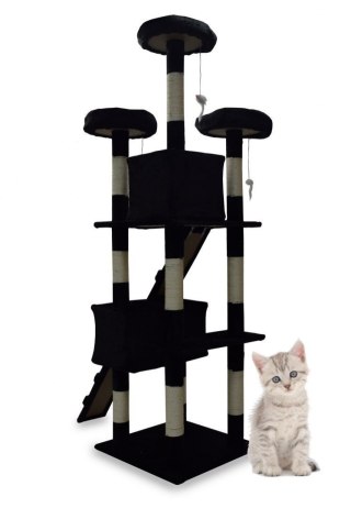 DRAPAK DLA KOTA XL DRZEWKO DUŻE SOLIDNE 170CM WYTRZYMAŁY PIĘTROWY LEGOWISKO