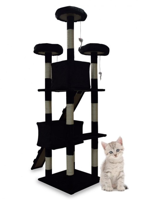 DRAPAK DLA KOTA XL DRZEWKO DUŻE SOLIDNE 170CM WYTRZYMAŁY PIĘTROWY LEGOWISKO