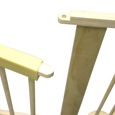 Drewniany kojec dla dzieci 135cm solidne wykonanie idealny dla twojego malucha