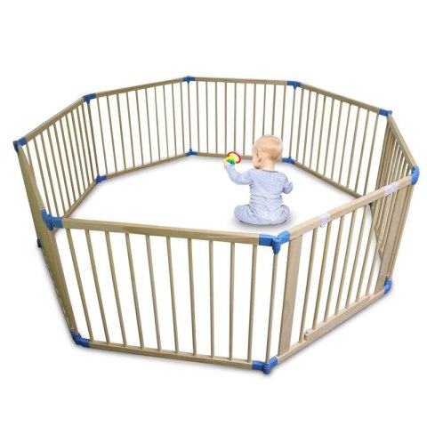 Duży kojec dla dzieci solidny 150cm idealny dla twoich pociech Solidny z bramką