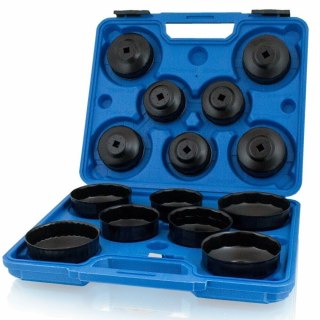 Zestaw 15 nasadek Bituxx do filtrów oleju – klucze nasadowe