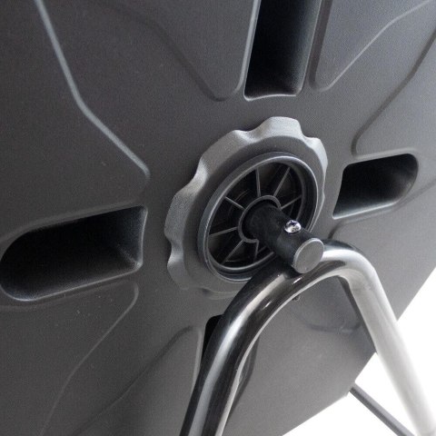 KOMPOSTOWNIK DO OGRODU PLASTIKOWY 160L BĘBNOWY OBROTOWY