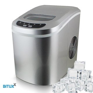 KOSTKARKA MASZYNA DO ROBIENIA KOSTEK LODU (SREBRNA) LÓD W KOSTKACH