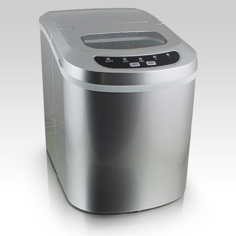 KOSTKARKA MASZYNA DO ROBIENIA KOSTEK LODU (SREBRNA) LÓD W KOSTKACH