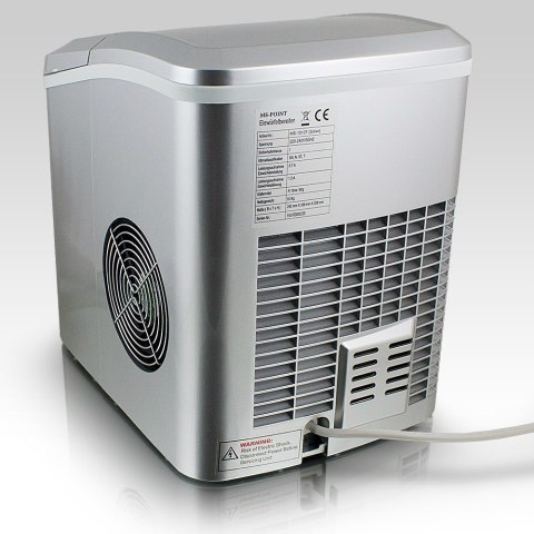 KOSTKARKA MASZYNA DO ROBIENIA KOSTEK LODU (SREBRNA) LÓD W KOSTKACH