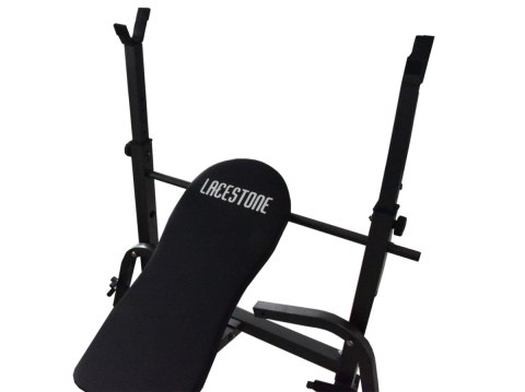 Ławka treningowa lacestone z modlitewnikiem kolor czarny