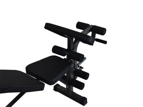 Ławka treningowa lacestone z modlitewnikiem kolor czarny