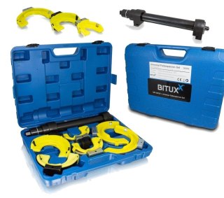 Bituxx mechaniczny ściągacz sprężyn McPherson 1,5 T – profesjonalny kompresor zawieszenia w walizce