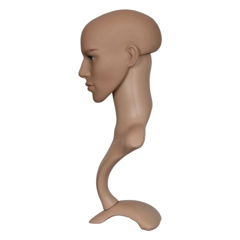 Manekin męski głowa Bituxx do ekspozycji nakryć głowy peruek biżuterii beżowy