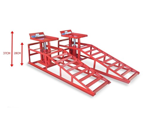 NAJAZD SAMOCHODOWY RAMPA RAMPY PODJAZ PODNOŚNIK HYDR 4 TONY