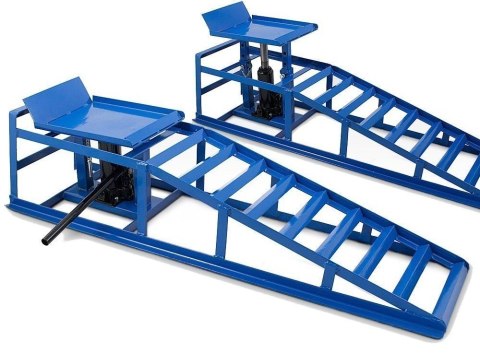 RAMPY Z PODNOŚNIKIEM HYDRAULICZNYM 2 SZT UDŹWIG DO 4 TON BITUXX