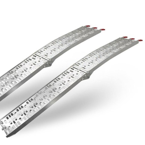 RAMPY ZAŁADUNKOWE ALUMINIOWE KOMPLET DO 680 KG PODJAZDY PRZEŁADUNKOWE