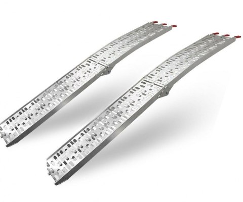RAMPY ZAŁADUNKOWE ALUMINIOWE KOMPLET DO 680 KG PODJAZDY PRZEŁADUNKOWE