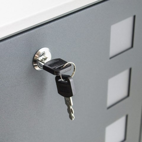 NOWOCZESNA SKRZYNKA POCZTOWA NA LISTY SOLIDNA CIEMNOSZARA BITUXX