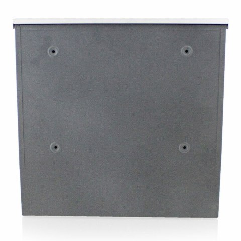 NOWOCZESNA SKRZYNKA POCZTOWA NA LISTY Z OKIENKAMI NAŚCIENNA + GAZETNIK