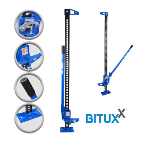PODNOŚNIK KOLEJOWY FARMERSKI 3T 132cm WYSOKOŚĆ LEWAREK