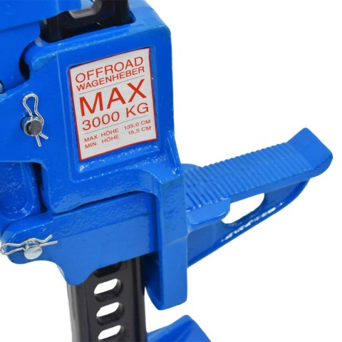 PODNOŚNIK KOLEJOWY FARMERSKI 3T 132cm WYSOKOŚĆ LEWAREK