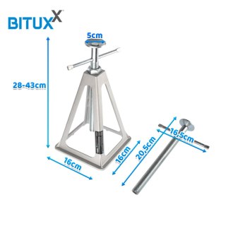 PODPORY WSPORNIKI ALUMINIOWE DO PRZYCZEPY SAMOCHODÓW 3600 KG