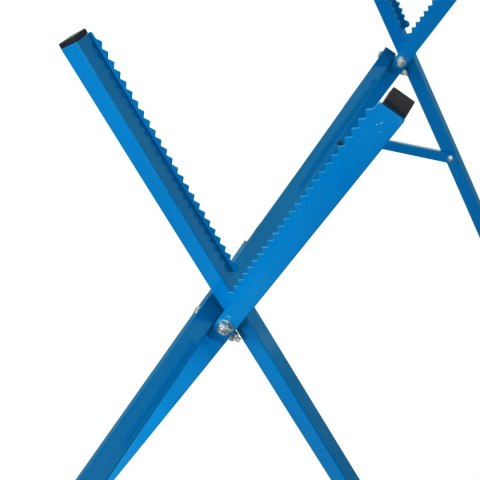 PROFESJONALNY METALOWY STOJAK DO CIĘCIA DREWNA BITUXX NIEBIESKI