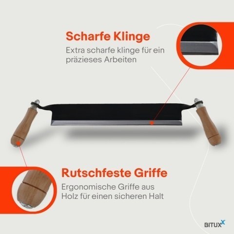 Piła ręczna do drewna cios do kory strug dłuto ręczne dwa uchwyty ostre i mocne ostrze