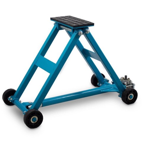 Podnośnik nożycowy warsztatowy Bituxx na korbę ręczną udźwig do 2,5 tony niebieski