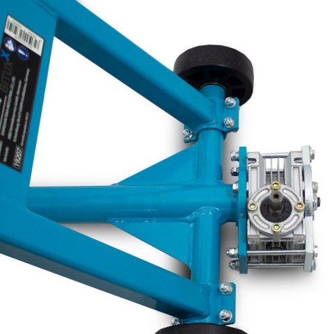 Podnośnik nożycowy warsztatowy Bituxx na korbę ręczną udźwig do 2,5 tony niebieski