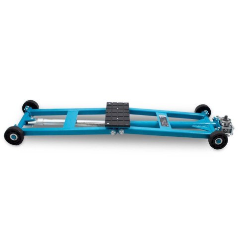 Podnośnik nożycowy warsztatowy Bituxx na korbę ręczną udźwig do 2,5 tony niebieski