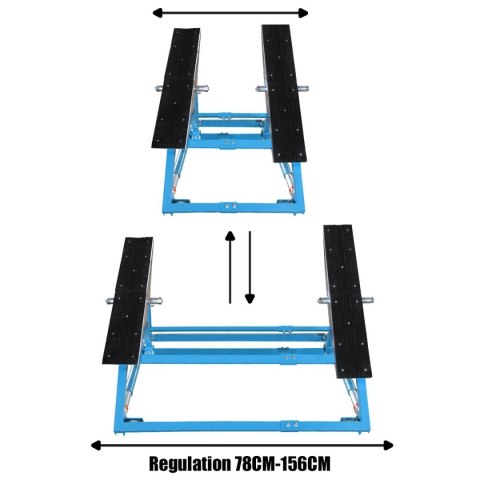 Podnośnik warsztatowy uchylny mobilny samochodowy do 2000kg BITUXX wahadłowy