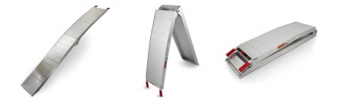 RAMPA ALUMINIOWA BITUXX O UDŹWIGU 340KG NAJAZD + PAS ZABEZPIECZAJĄCY