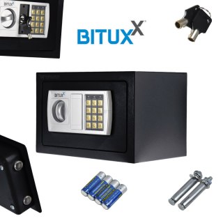 Bituxx sejf meblowy z zamkiem elektronicznym – bezpieczna szafka na dokumenty i wartości