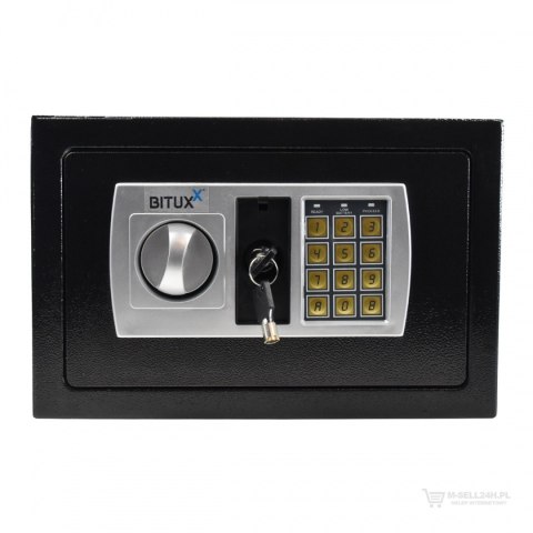 Bituxx sejf meblowy z zamkiem elektronicznym – bezpieczna szafka na dokumenty i wartości