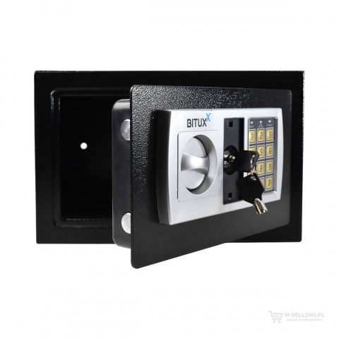 Bituxx sejf meblowy z zamkiem elektronicznym – bezpieczna szafka na dokumenty i wartości