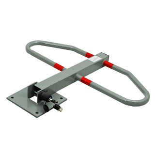 SKŁADANA BARIERKA PARKINGOWA MOTYL ZAMYKANA NA KLUCZ BLOKADA