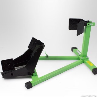 STOJAK DO MOTORU MOTOCYKLA PRZÓD ZIELONY MOCNY UCHWYT 17-21 CALI