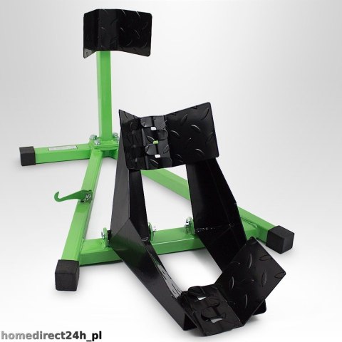 STOJAK DO MOTORU MOTOCYKLA PRZÓD ZIELONY MOCNY UCHWYT 17-21 CALI