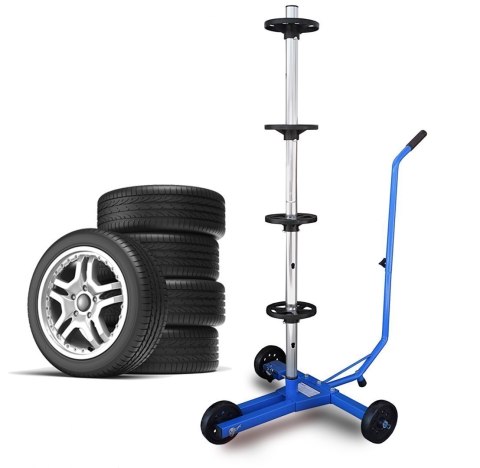 STOJAK WÓZEK NA KOŁA OPONY DLA AUT OSOBOWYCH BITUXX OBCIĄŻENIE 100KG