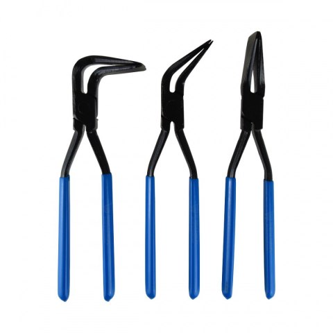 SZCZYPCE CĘGI DEKARSKIE BLACHARSKIE ZESTAW DO BLACH 0° 45° 90° 3 SZT