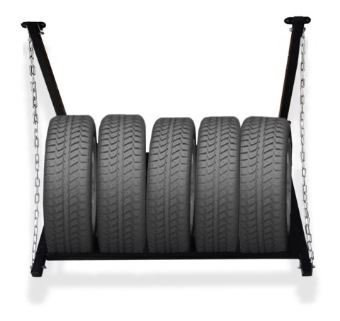 Stojak Na Opony 4 Szt Stalowy Mocny Z Regulacją Udźwig 90kg