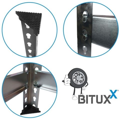 Stojak Na 8 Opon Stal Nierdzewna Stojący 150kg 120x47x102cm Warsztatowy