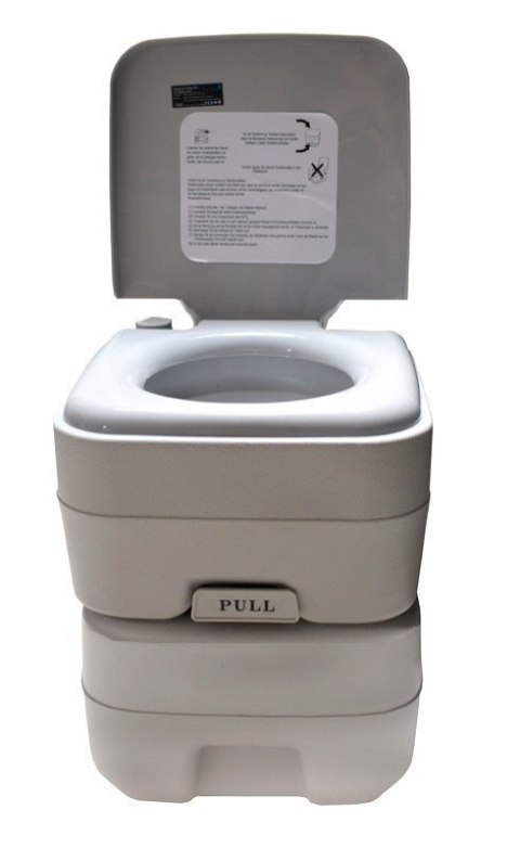 Mobilna Toaleta Turystyczna 20 L – Przenośne WC do Kampera, Kempingu i Namiotu, Łatwe Spłukiwanie i Transport