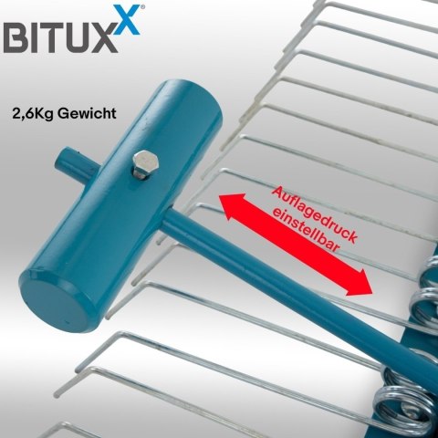 Wertykulator do trawy duzy do quada traktorka kosiarki regulowany solidny