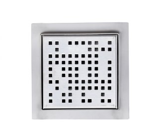 ODPŁYW KWADRATOWY BITUXX ŚCIEKOWA PRYSZNICOWA 15X15CM ZE STALI NIERDZEWNEJ PIXEL