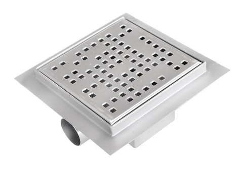 ODPŁYW KWADRATOWY BITUXX ŚCIEKOWA PRYSZNICOWA 15X15CM ZE STALI NIERDZEWNEJ PIXEL