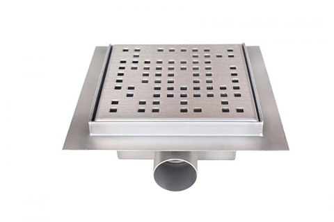 ODPŁYW KWADRATOWY BITUXX ŚCIEKOWA PRYSZNICOWA 15X15CM ZE STALI NIERDZEWNEJ PIXEL