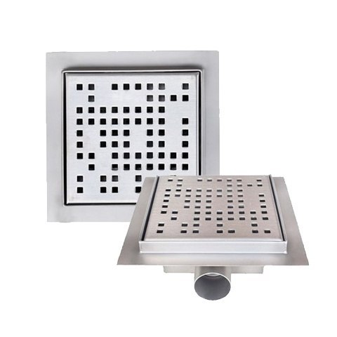 ODPŁYW KWADRATOWY BITUXX ŚCIEKOWA PRYSZNICOWA 15X15CM ZE STALI NIERDZEWNEJ PIXEL